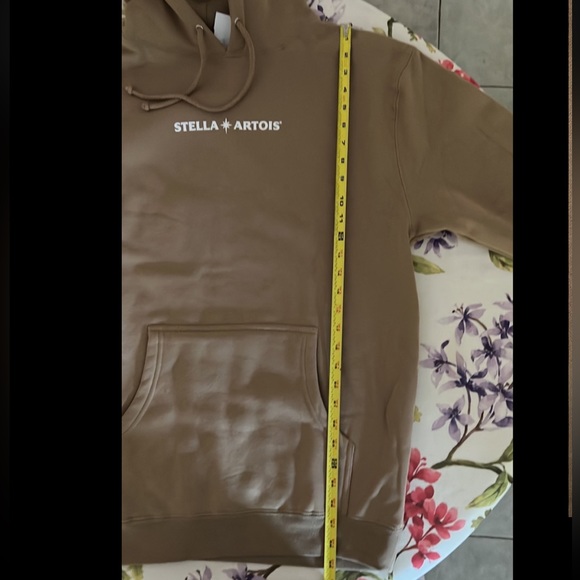 New Hoodie Mens Suze M medium tan color - Picture 14 of 16